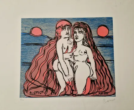 Engraving Zancanaro - Alibek e Rustico