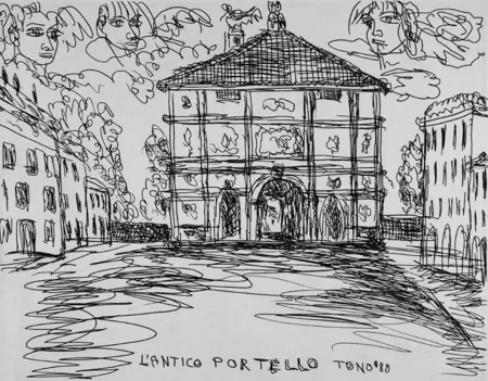 Engraving Zancanaro - L'antico Portello