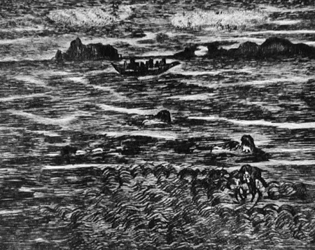 Etching Zancanaro - Senza titolo