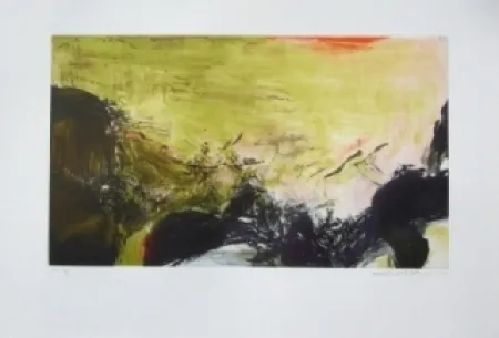 Etching And Aquatint Zao - 302 A