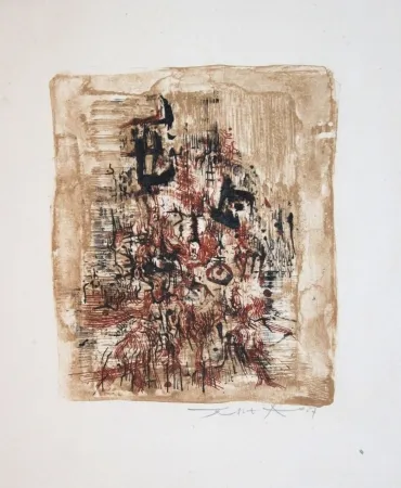 Lithograph Zao - Agerup 112