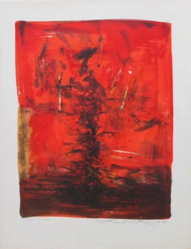 Lithograph Zao - Agerup 150