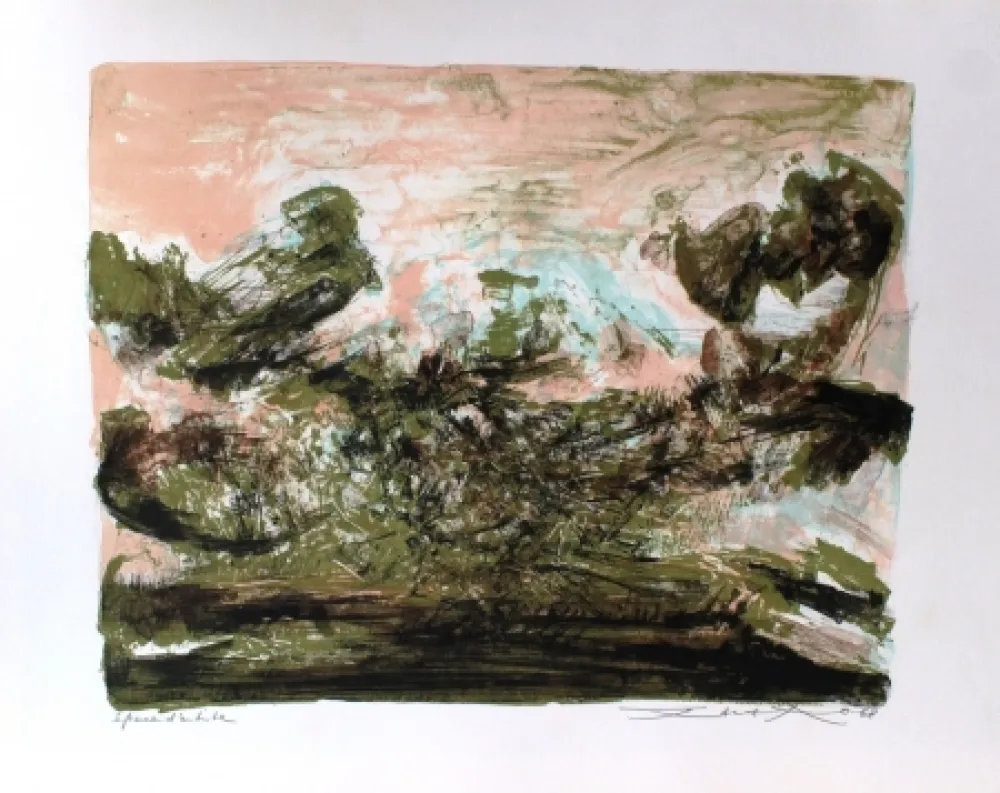 Lithograph Zao - Agerup 185