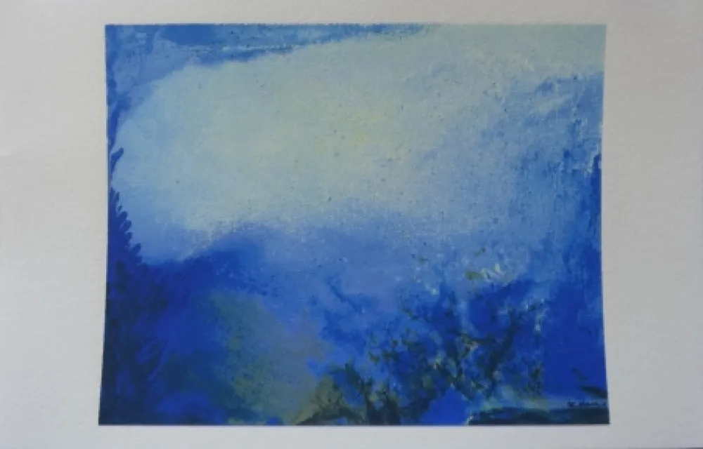 Screenprint Zao - Carte de Voeux 1994