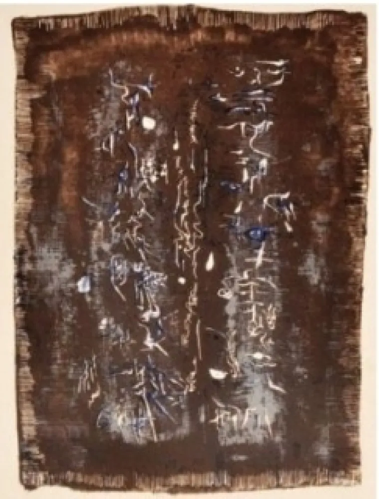 Lithograph Zao - Composition 15