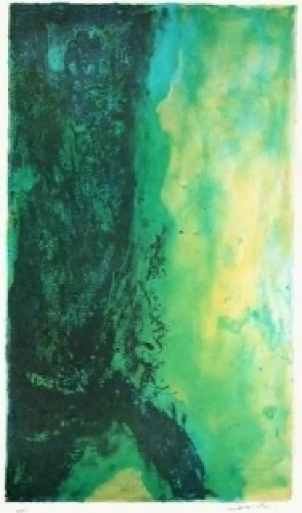 Lithograph Zao - Composition 396