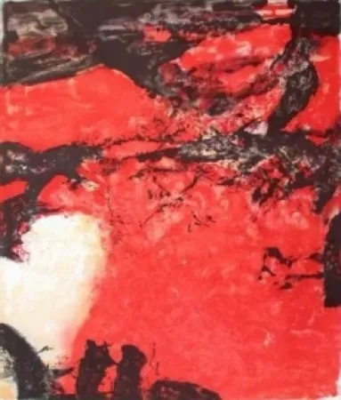 Lithograph Zao - Composition 400