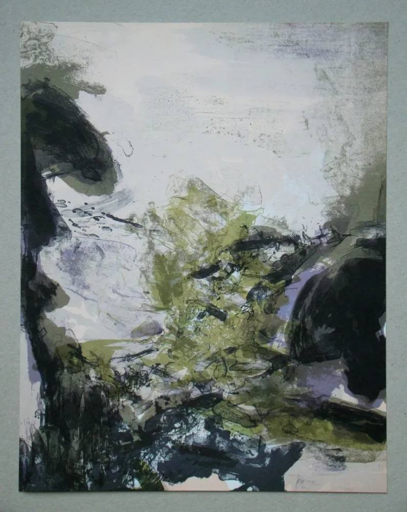Lithograph Zao - Composition pour XXe Siècle
