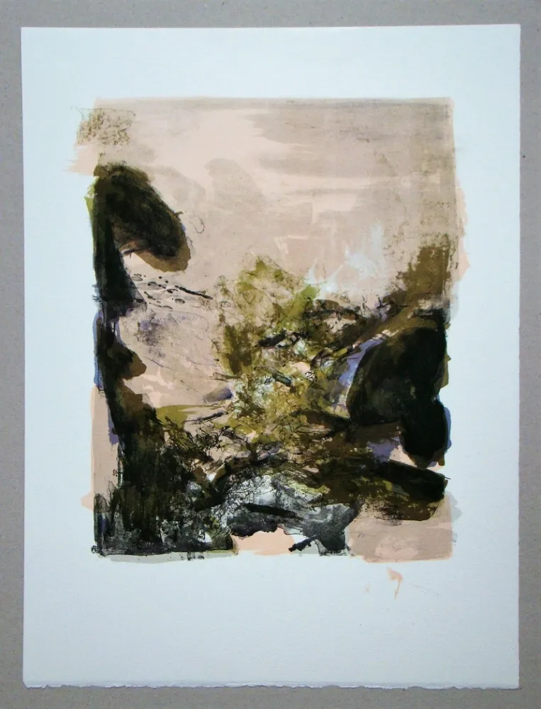 Lithograph Zao - Composition pour XXe Siècle