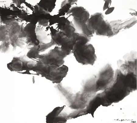 Etching And Aquatint Zao - Composition sans titre 2