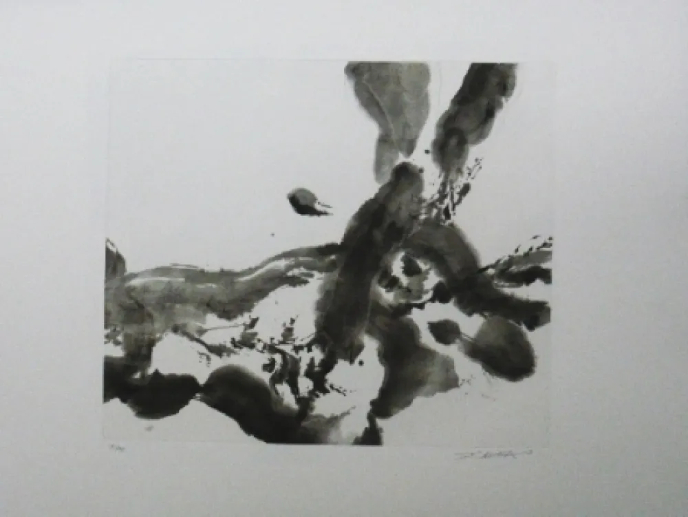 Etching And Aquatint Zao - Composition sans titre 