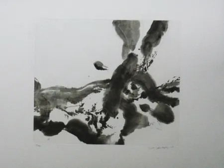 Etching And Aquatint Zao - Composition sans titre 