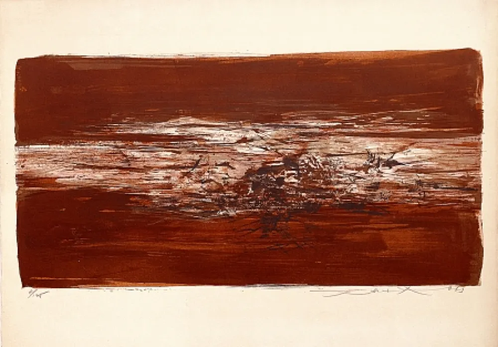 Lithograph Zao - CR n° 148