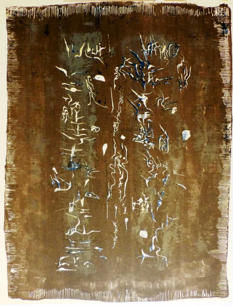 Lithograph Zao - ECRITURE PLASTIQUE