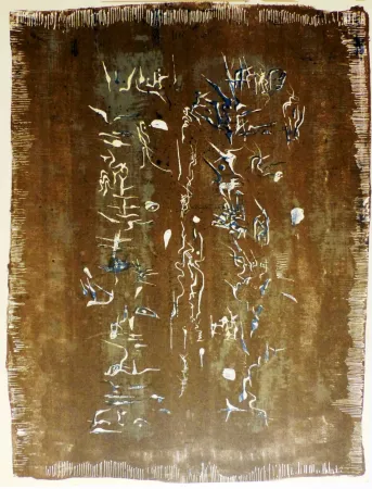 Lithograph Zao - ECRITURE PLASTIQUE
