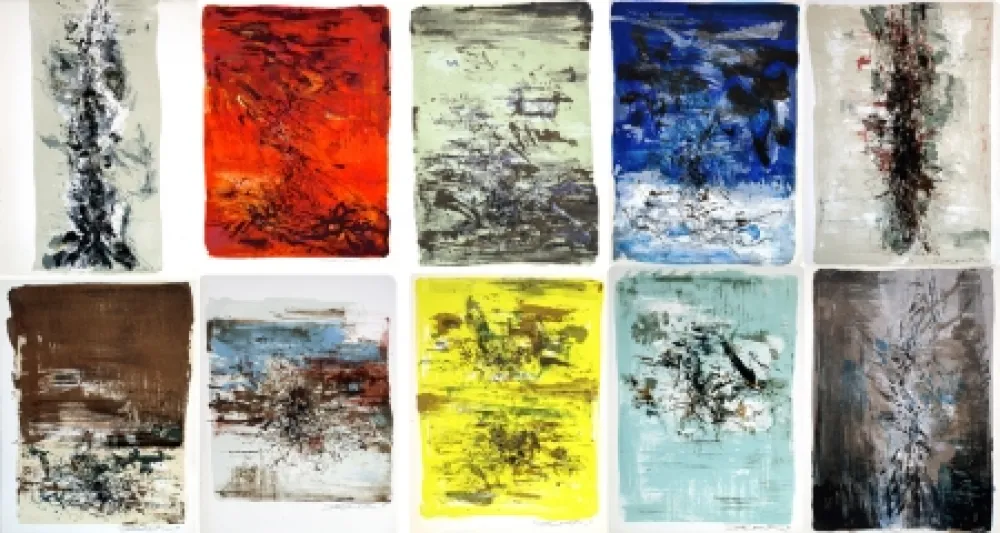 Lithograph Zao - LA TENTATION DE L'OCCIDENT