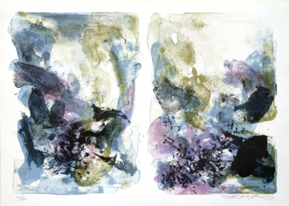 Lithograph Zao - LE MUSEE DE POCHE