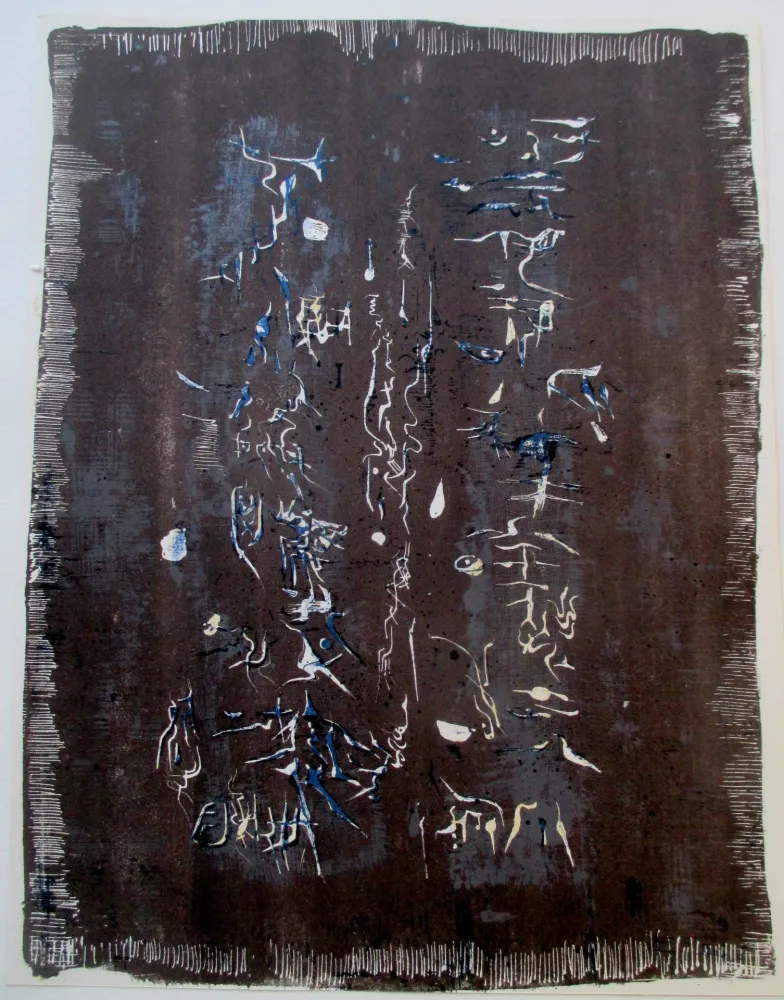 Lithograph Zao - L'Ecriture plastique