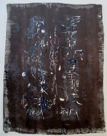 Lithograph Zao - L'Ecriture plastique
