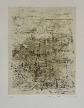 Engraving Zao - L'Escalier 