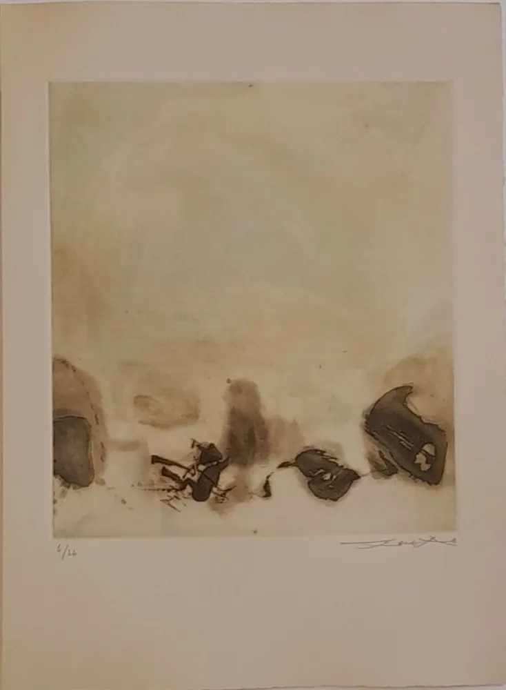 Engraving Zao - L'étang 