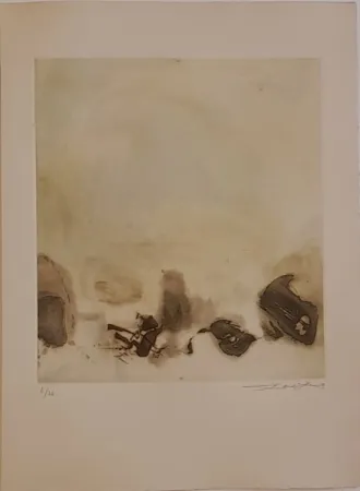 Engraving Zao - L'étang 