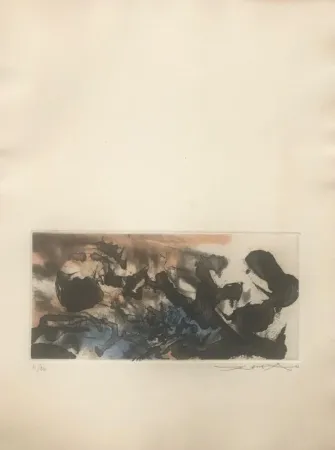 Engraving Zao - L'étang