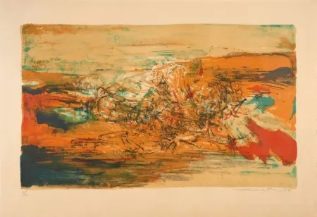 Lithograph Zao - Lithograph, 1973 
