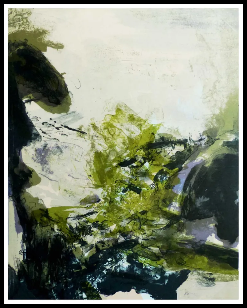 Lithograph Zao - Paysage