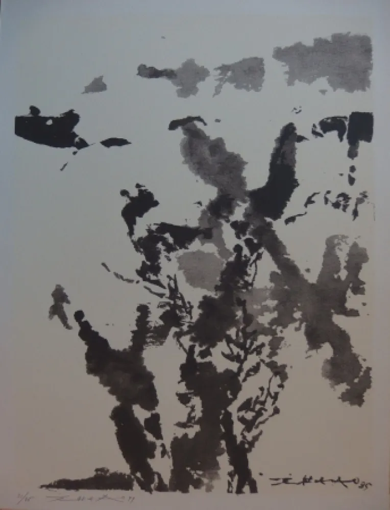 Screenprint Zao - Paysage marin