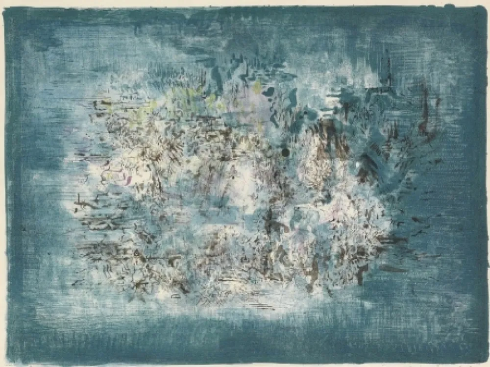 Lithograph Zao - Petit Jardin