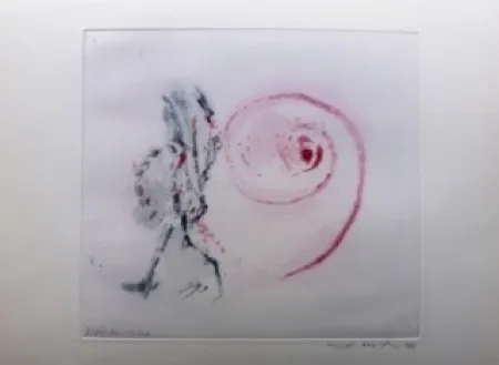 Etching And Aquatint Zao - Pour Henri Michaux