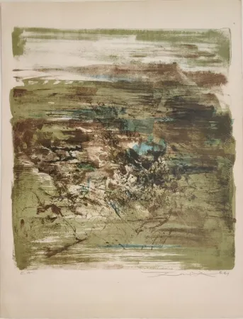 Lithograph Zao - Sans titre 