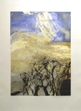 Etching And Aquatint Zao - Sans titre 