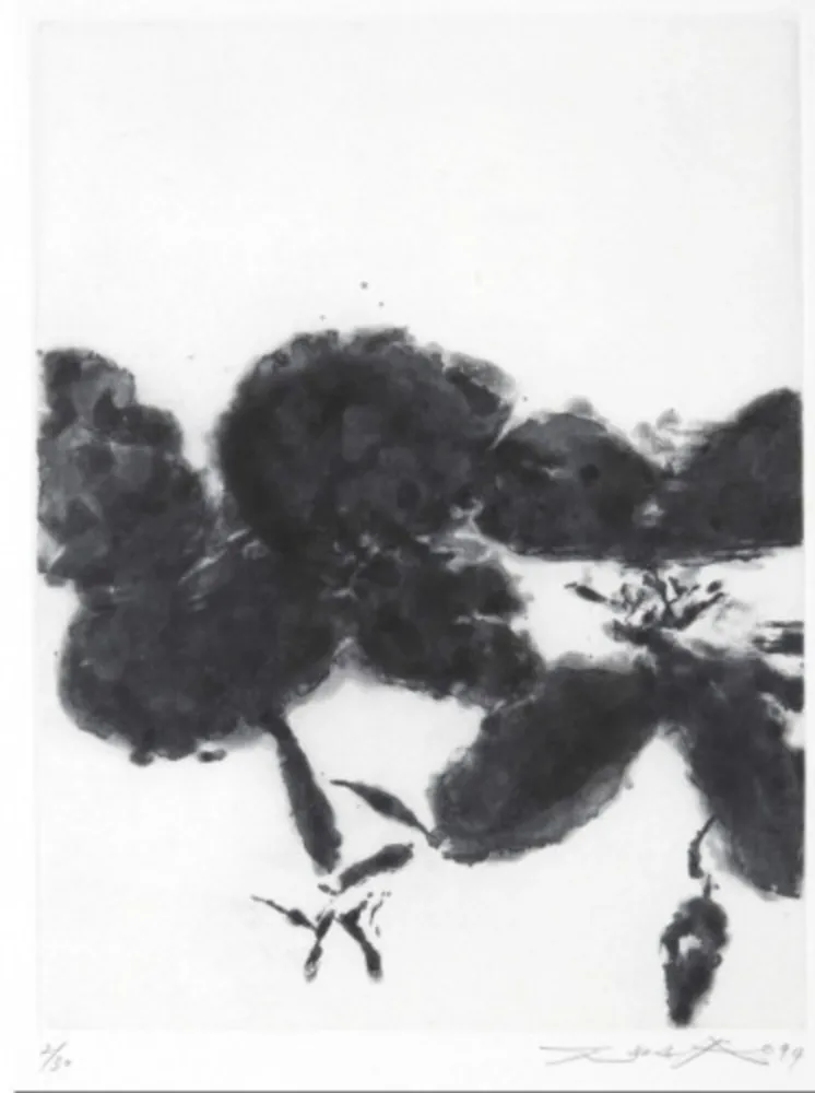 Etching Zao - Sonnets de Shakespeare I