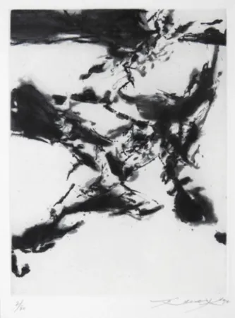 Etching Zao - Sonnets de Shakespeare II