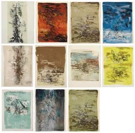 Lithograph Zao - Tentation de l'occident