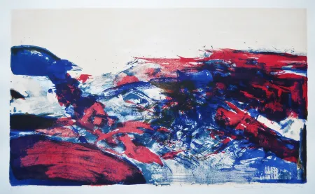 Lithograph Zao - Untitled