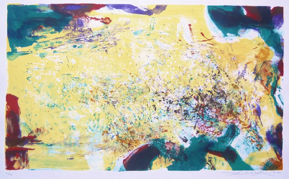 Lithograph Zao - Untitled