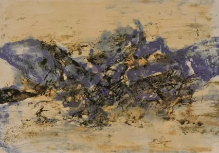 Lithograph Zao - Untitled