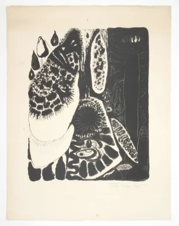 Lithograph Zeid - Sans titre. Untitled.
