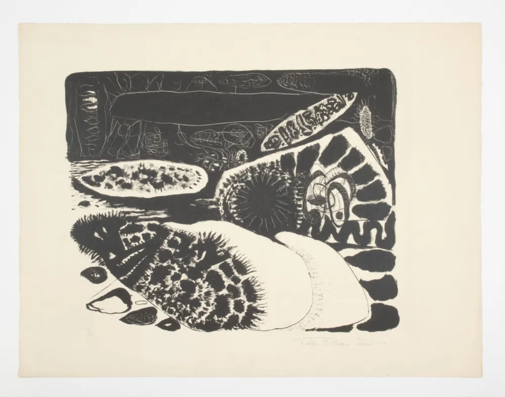 Lithograph Zeid - Sans titre. Untitled.