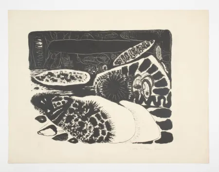 Lithograph Zeid - Sans titre. Untitled.