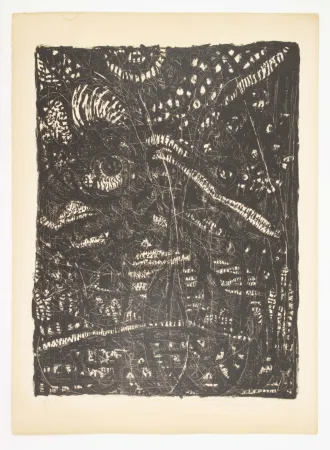 Lithograph Zeid - Sans titre. Untitled.