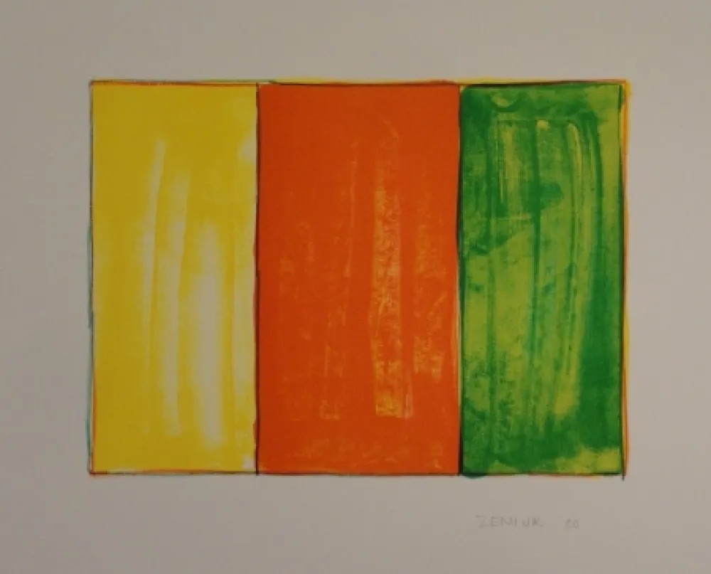 Lithograph Zeniuk - Untitled