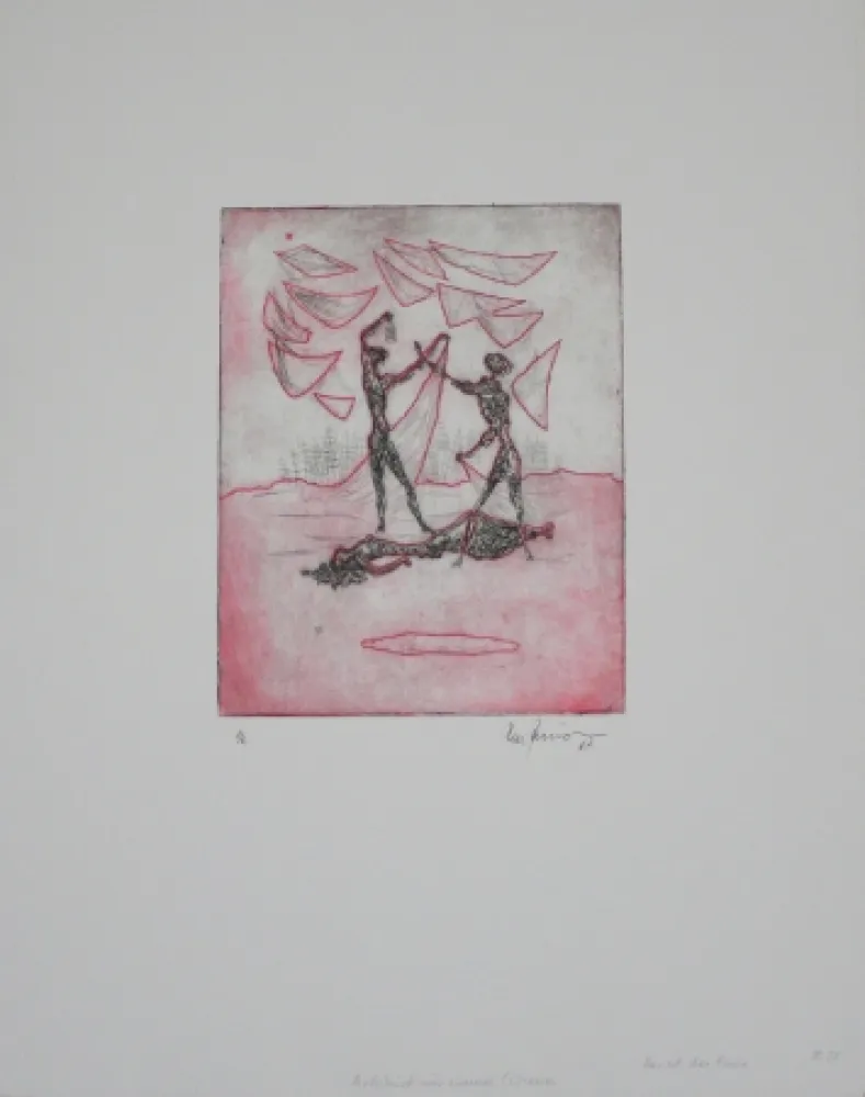 Etching Zimmermann - Das ist das Ende / This Is the End