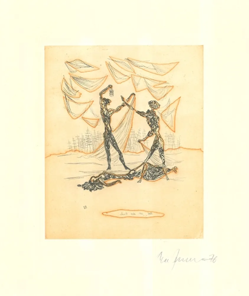 Etching Zimmermann - Das ist das Ende / This Is the End