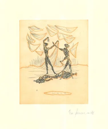 Etching Zimmermann - Das ist das Ende / This Is the End