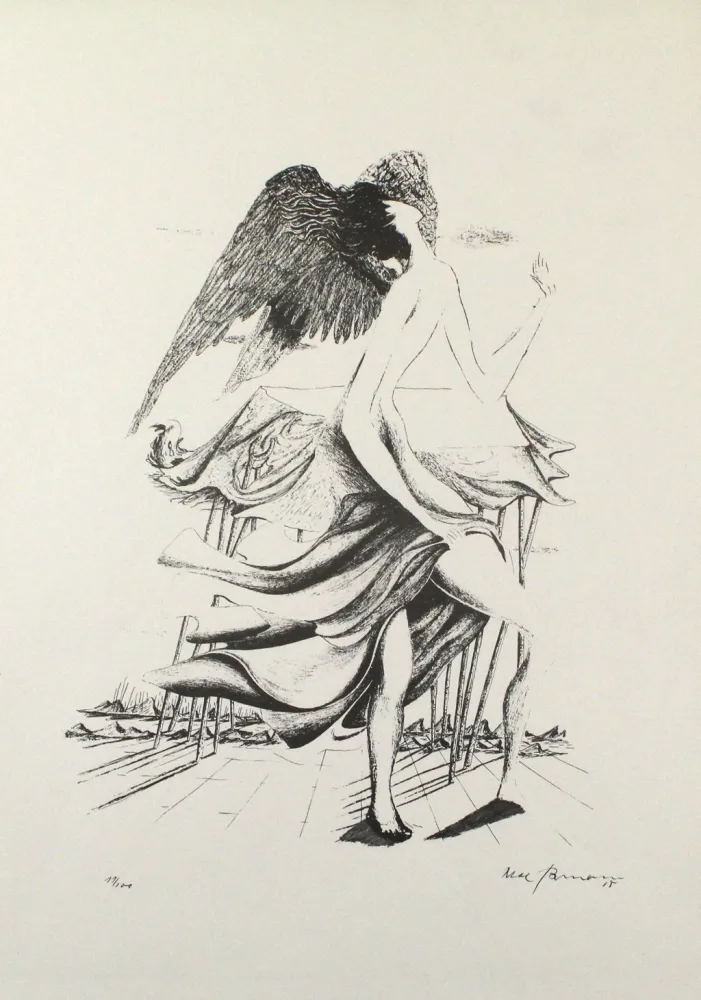 Lithograph Zimmermann - Durch ein Nadelöhr IV / Through a Needle's Eye IV