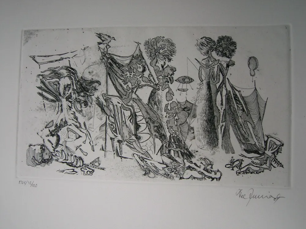 Etching And Aquatint Zimmermann - Im Atelier des...  II